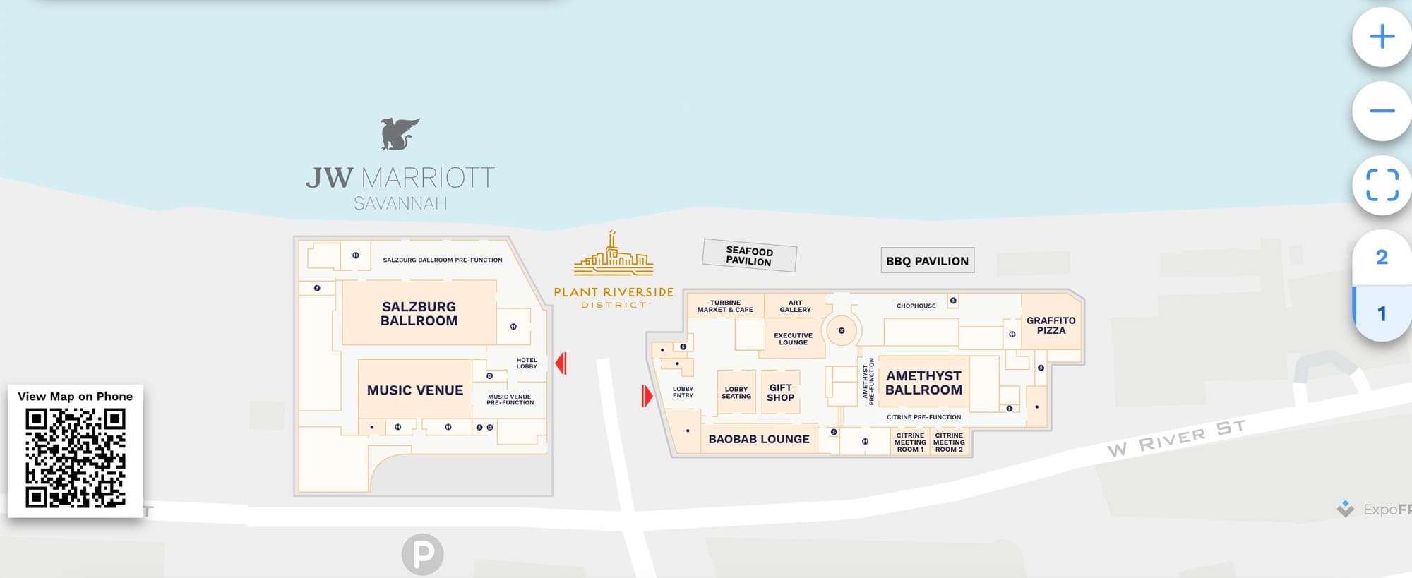 Simplifying Navigation with Interactive Floor Plans on Kiosks